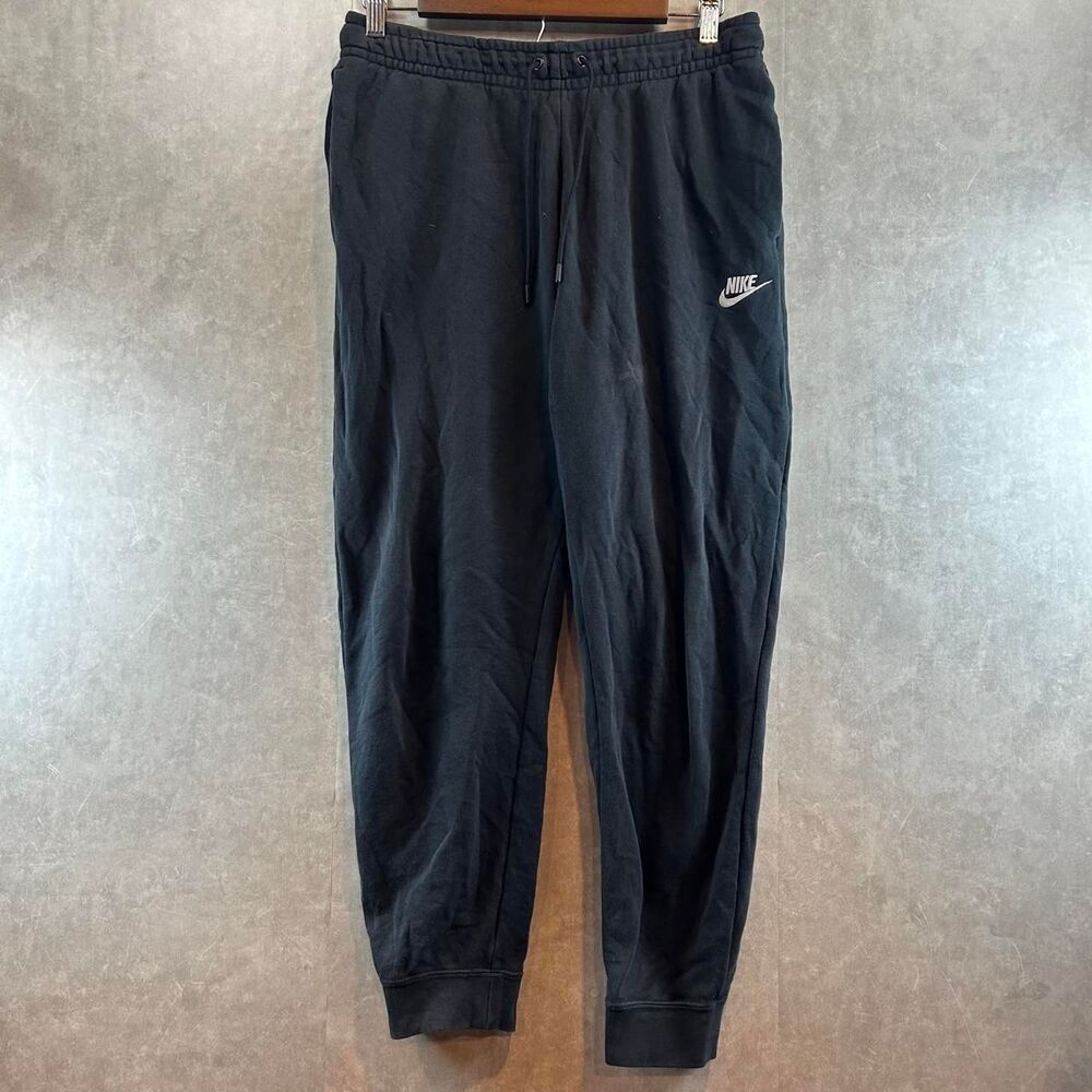 Nike Men's Black and Grey Joggers-tracksuits